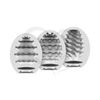 Set de 3 Huevos Masturbadores Texturizados (Riffle, Bubble, Fierce)
